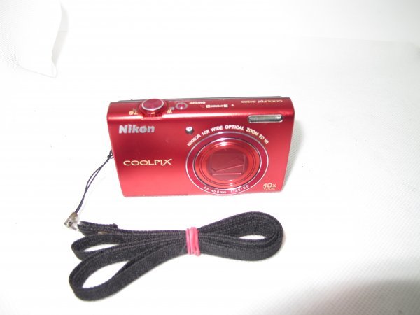Nikon COOLPIX S6200 16 MP デジタルカメラ 10倍光学ズームNIKKOR EDガラスレンズとHD 720pビデオ(レッド) #3345-169
