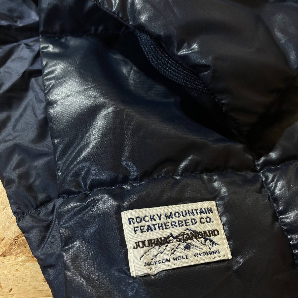 Rocky Mountain FEATHERBED ダウン フェザー マフラー ネイビー JOURNAL STANDARD 別注 コラボ 限定 ロッキー マウンテン_画像1