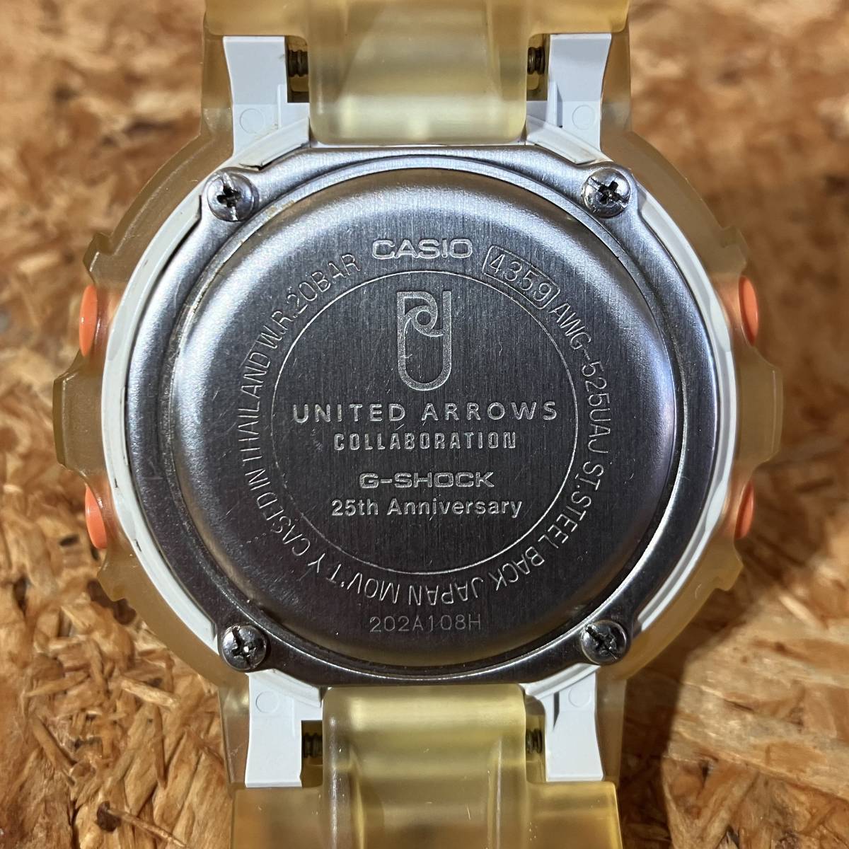 G-SHOCK UNITED ARROWS AWG-525UAJ TOUGH SOLAR タフソーラー コラボ 別注 限定 25th 25周年 ユナイテッド アローズ Gショック_画像2