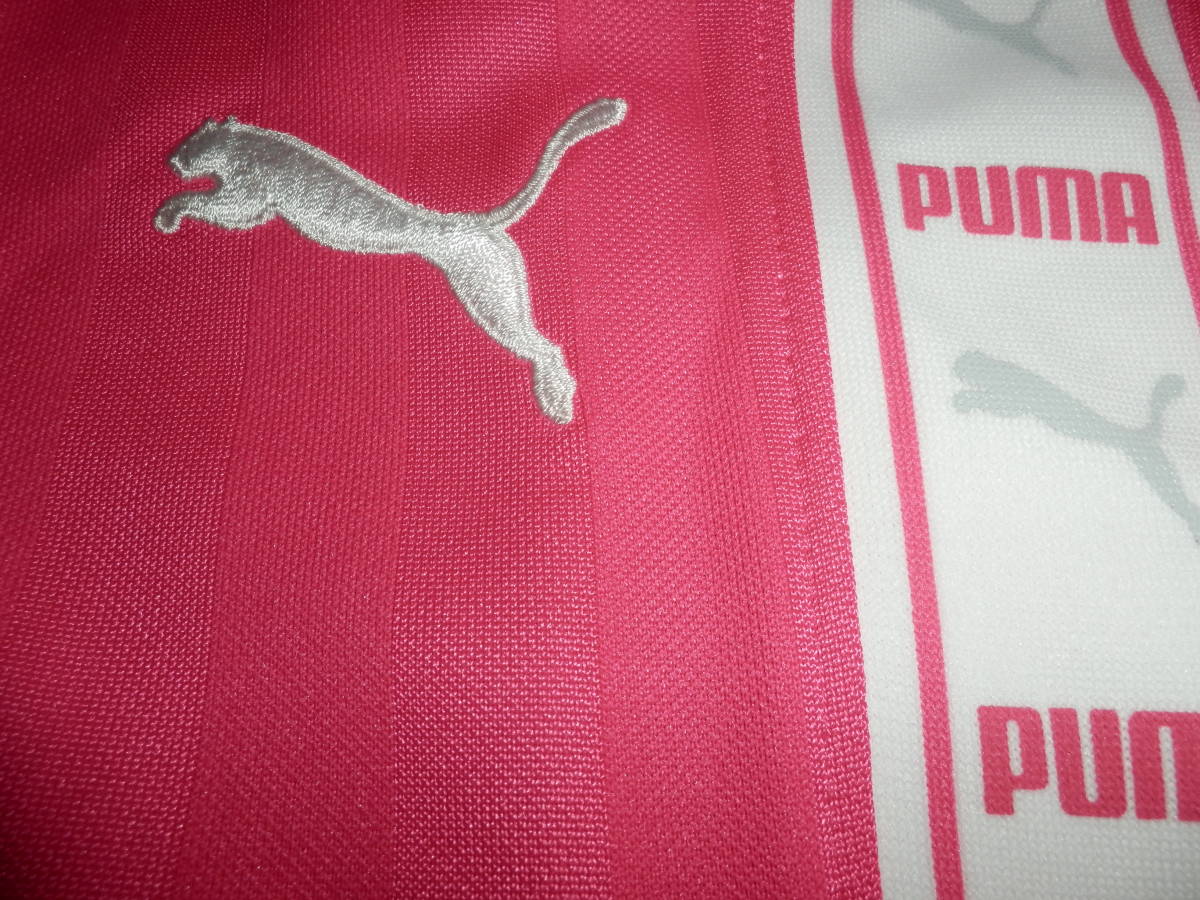 新品タグ付き PUMA(プーマ) ジャージ上下セット Sサイズ ピンク/ホワイトの画像7