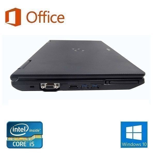 【リモートワーク用】富士通 A572/E メモリー:8GB Windows10 PC 新品HDD:500GB 大画面15.6型HD液晶 Office 2016 Zoom 在宅勤務 テレワーク_画像4