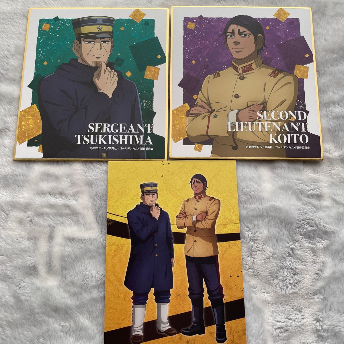 ゴールデンカムイ 鯉登少尉 月島軍曹 POP UP STORE 2023 3点 ゴールデンカムイ 鯉登少尉 月島軍曹 POP UP STORE 2023 3点