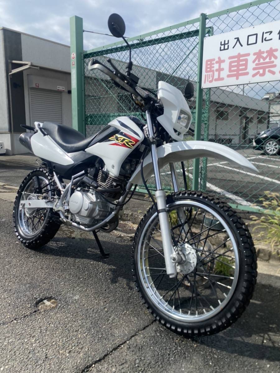 ホンダ XR125L JD21 7981㎞ エンジン実働 125㏄ 通勤・通学などに 書類