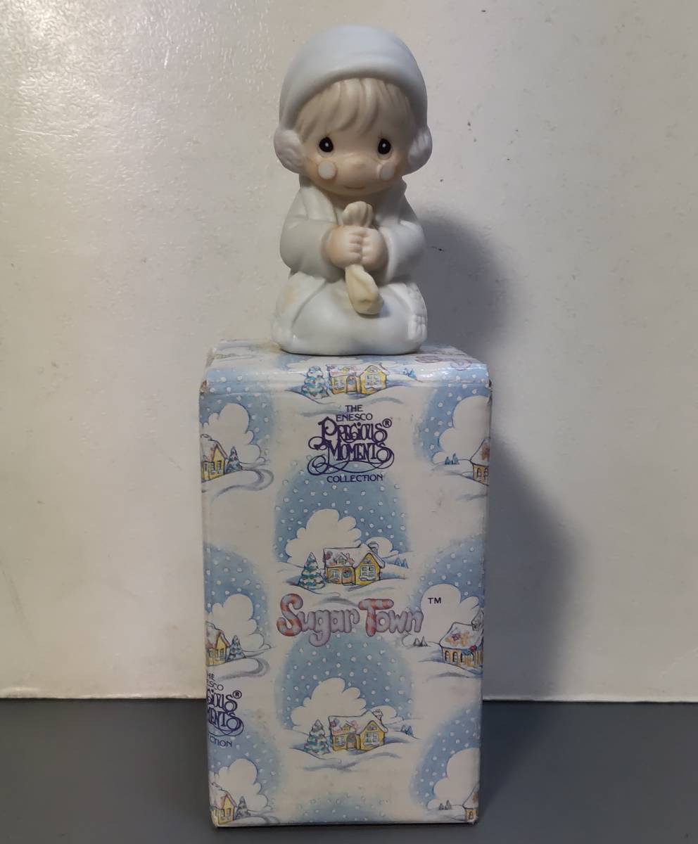 PRECIOUS MOMENTS　プレシャスモーメント　Sugar Town 529516 GRANDFATHER PREACHER FIGURINE ●H2904_画像1