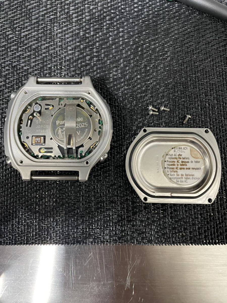 SEIKO セイコー SCUBA MASTER スキューバマスター M726-5A10 ダイバー デジタル 腕時計/クォーツ ジャンク_画像1