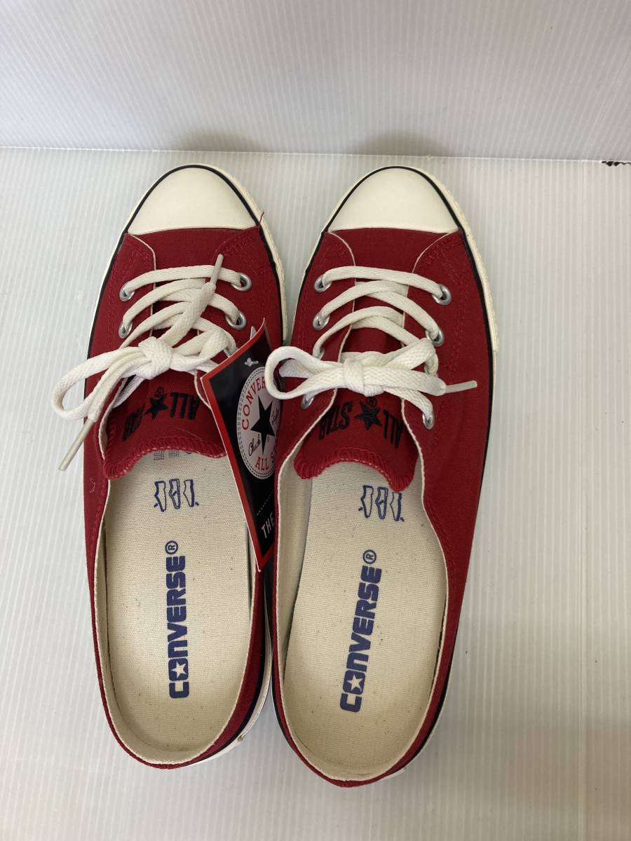 ●新品●コンバース　ALL　STAR　S　MULE　SLIP　OX　5CL399　RED　24.5㎝　かかとがないミュールタイプ　すっと履けて便利_画像5