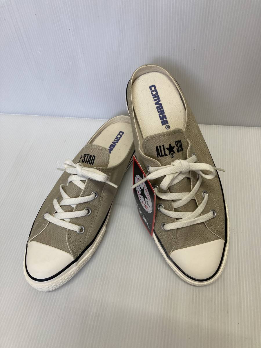 * новый товар * Converse ALL STAR шлепанцы модель S MULE SLIPON OX 5CL398 бежевый 25.0....... обувь похоже . видно шлепанцы 