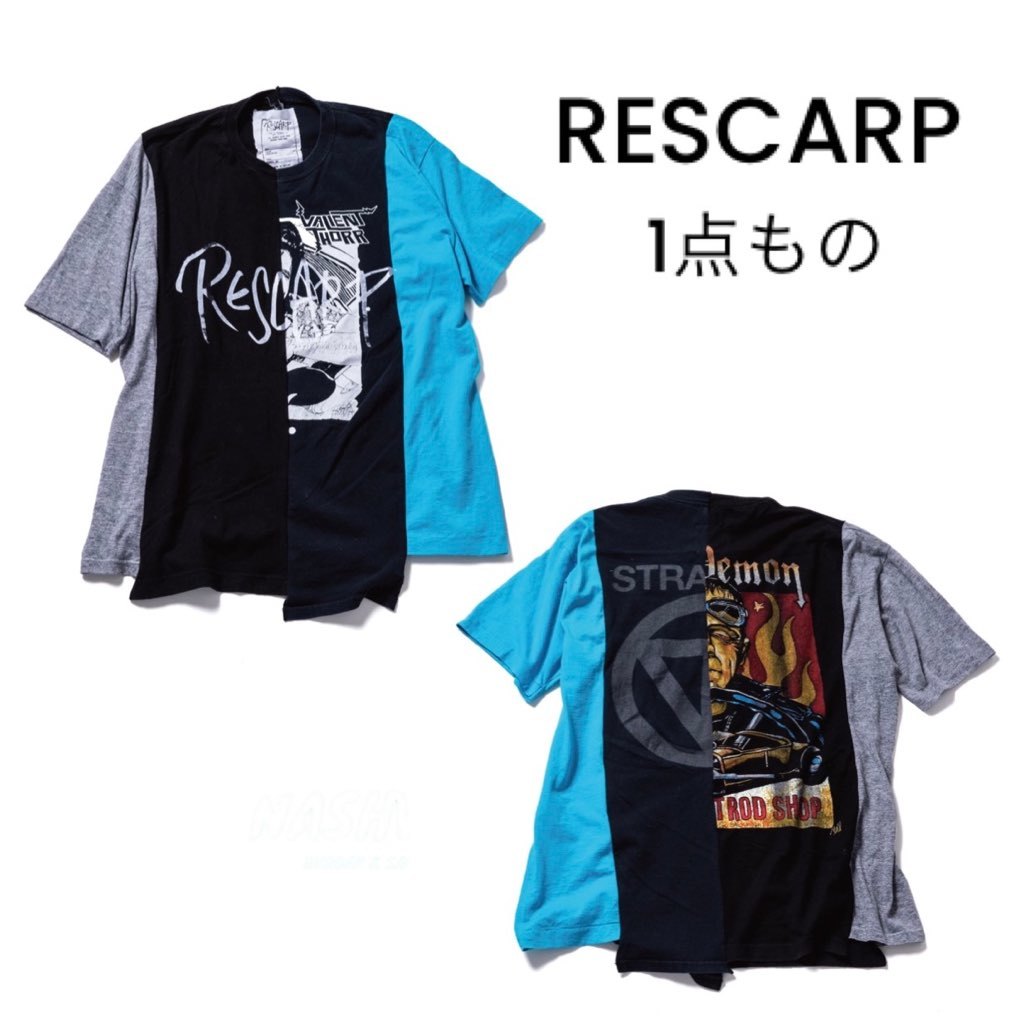 RESCARP リスカープ■送料込■１点もの リメイクTシャツ 1-28■古着リメイクブランド ビンテージ ミックスファッション USA_画像1