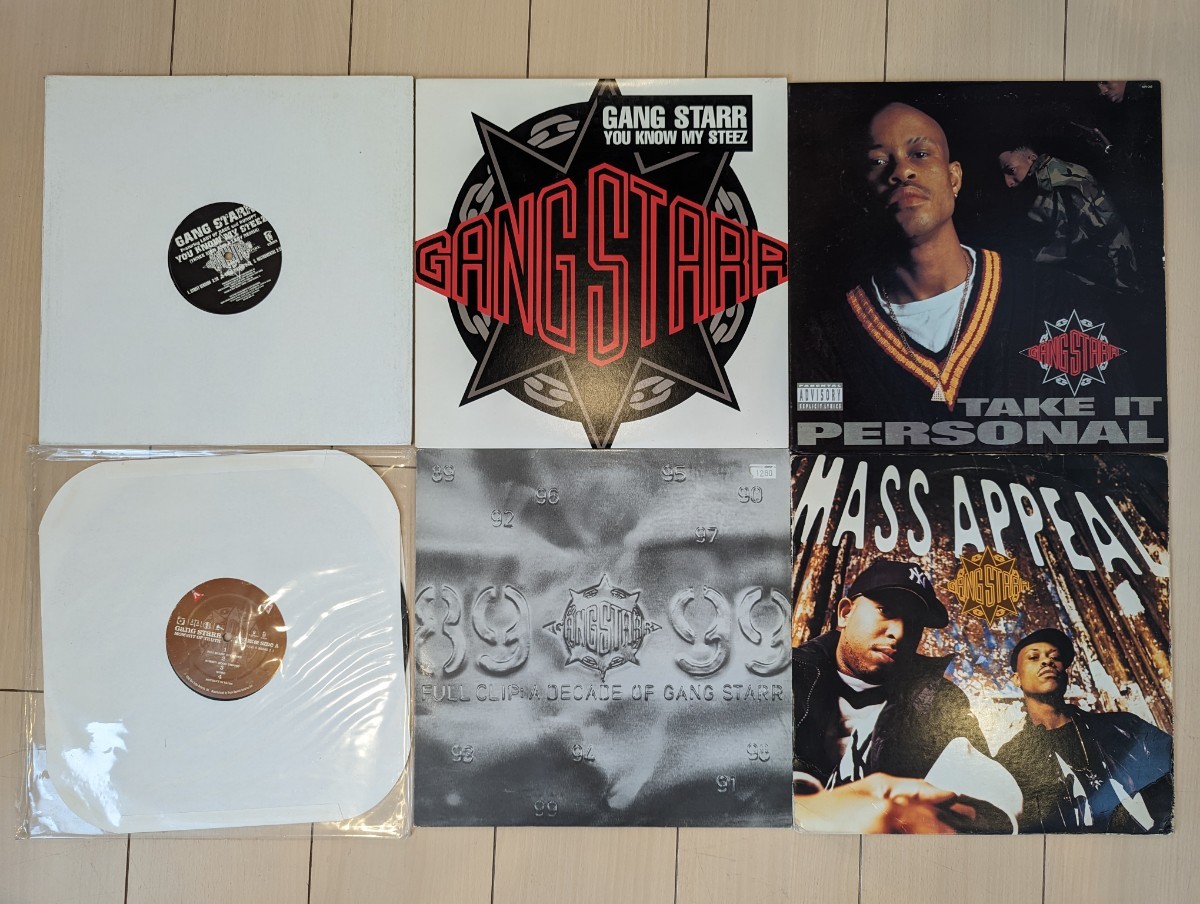 ギャングスター gangstar gangstarr アルバム まとめ 売り ヒップホップ hiphop レコード ギャングスタ アナログ you know my steez_画像1