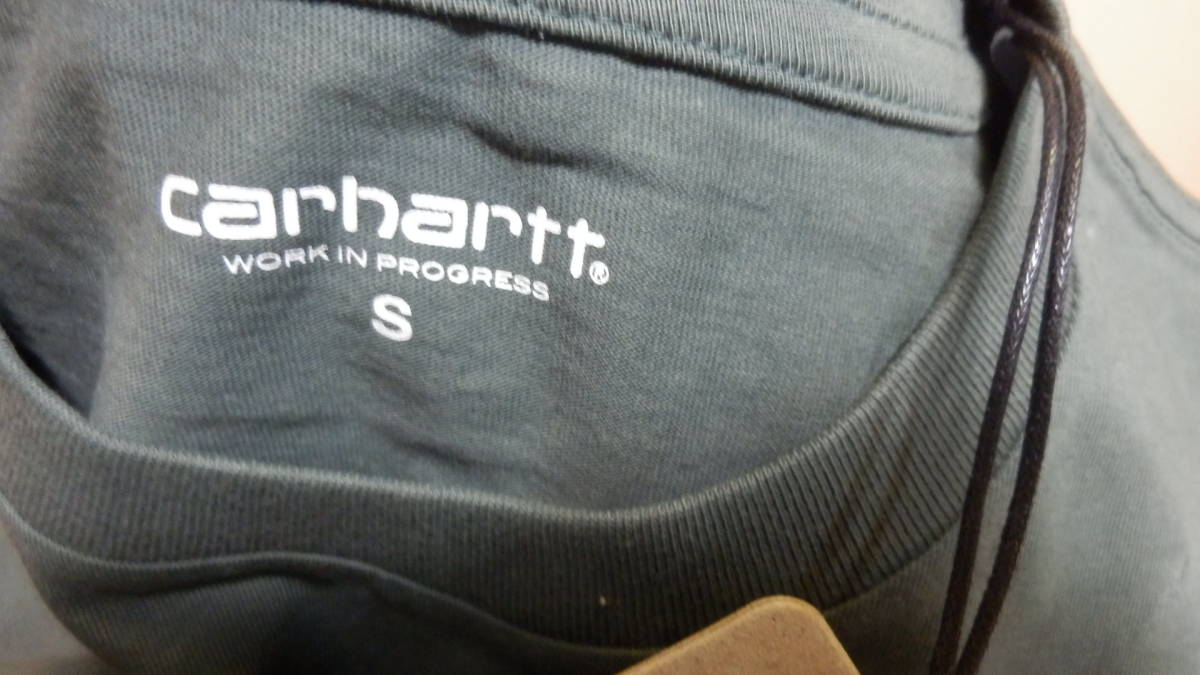 新品 タグ付 CARHARTT WIP S/S POCKET T-SHIRT 半袖Tシャツ/カーハートウィップ ポケット Tシャツ /IO22091/Hemlock Green/Sサイズ_画像4