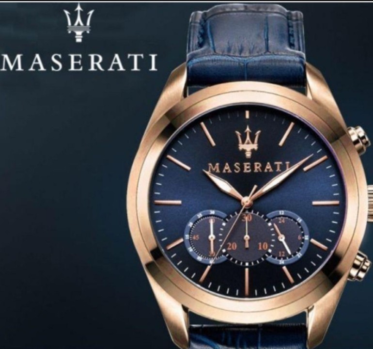 箱付】美品 MASERATIマセラティ公式ライセンス腕時計（日本未発売モデル）-