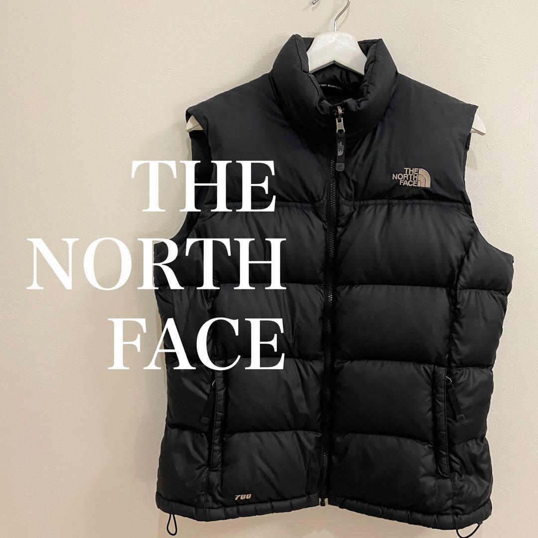 THE NORTH FACE◇ダウンベスト/M/ナイロン/BLK/ND