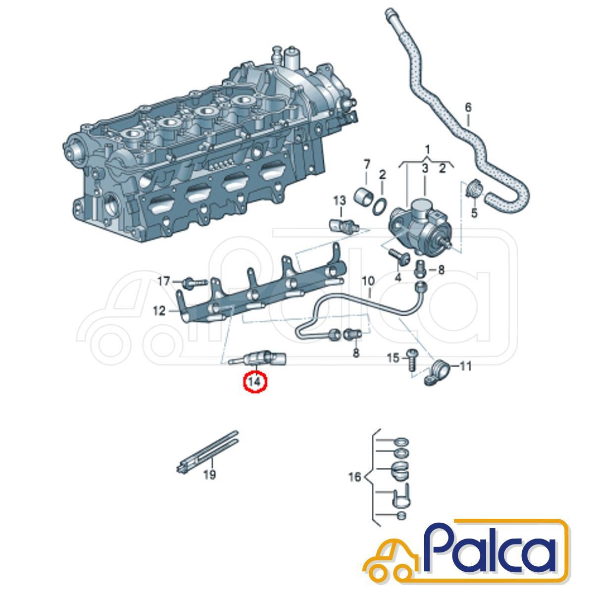 VW инжектор eos /1FCAW | Golf 5/1KCAW | Golf 6/1KCCZ | Passat /3CCAW | Passat CC/3CCAWC 3CCCZC | Tiguan /5NCAW 5NCCZ