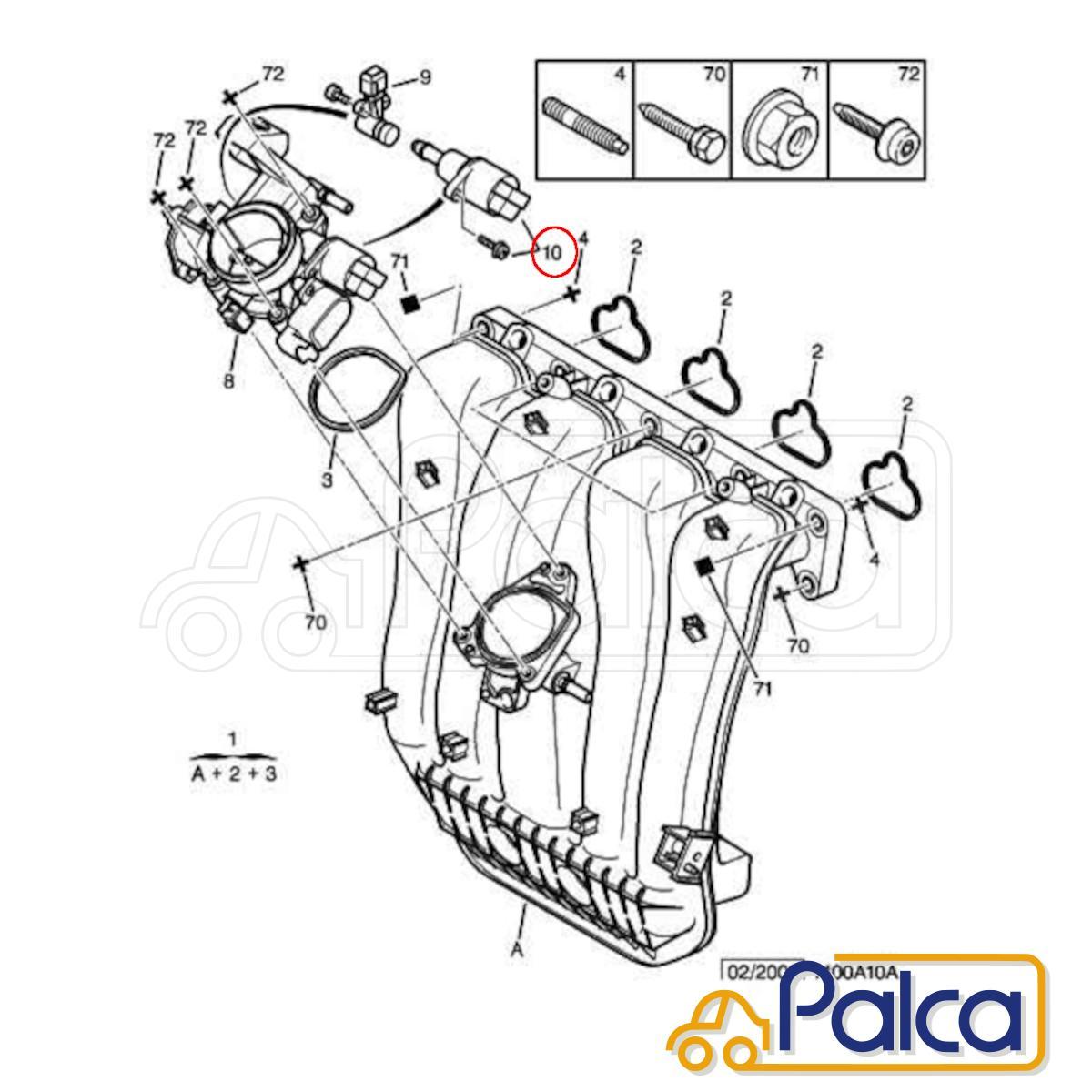  Peugeot / Citroen идол контроль клапан(лампа) / впускной коллектор электромеханизм 206 307 406 607 | C5I Xsara 2.0L для 