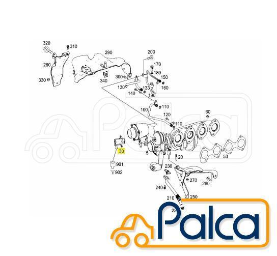 ベンツ ターボチャージャー ディバーターバルブ/カットオフバルブ | W212/E250 C207,A207/E200,E250 R172/SLK200 | PIERBURG製_画像3