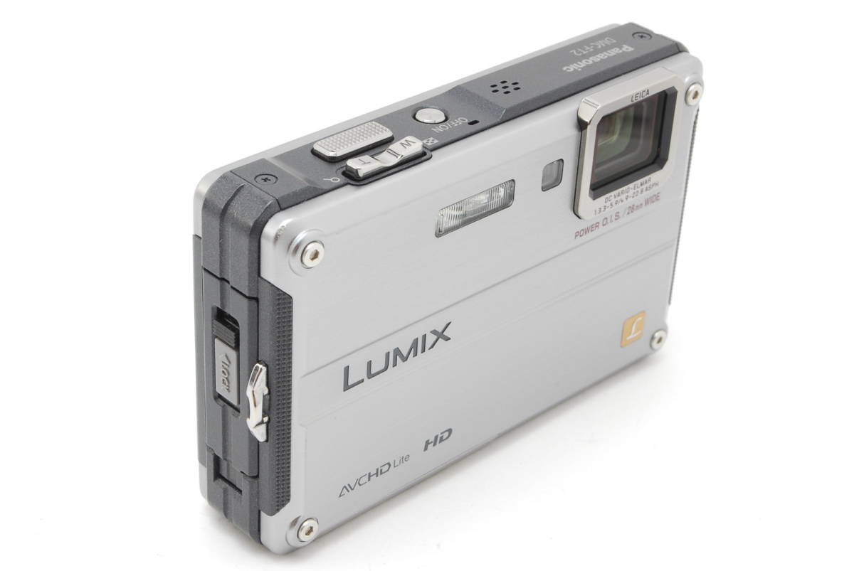 1円～ Panasonic LUMIX DMC-FT2 シルバー 動作も写りもOKです。概ねキレイです。バッテリー、充電器、ストラップ、説明書、CD-R、ケース付の画像4