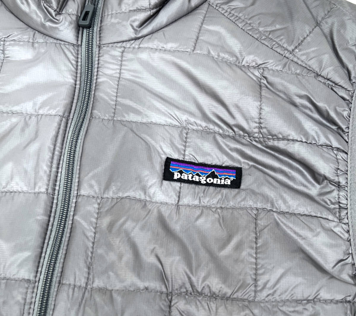 2012 PATAGONIA NANO PUFF VEST PRIMALOFT S Gray パタゴニア ナノパフベスト プリマロフト グレー_画像7