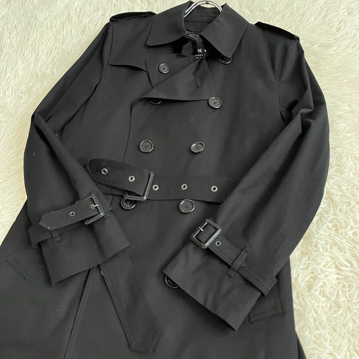 美品 BURBERRY BLACK LABEL トレンチコート M チェック ライナー