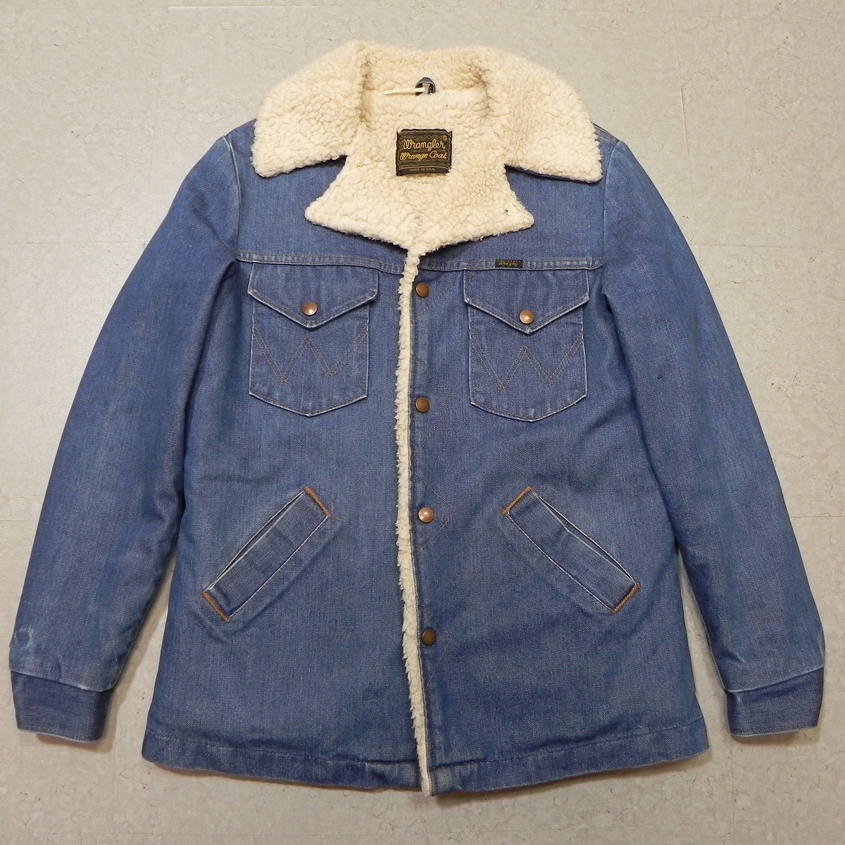 半額SALE／ 70s 80s ☆h グッドサイズ JL556NV WRANGLER 古着 ☆ S