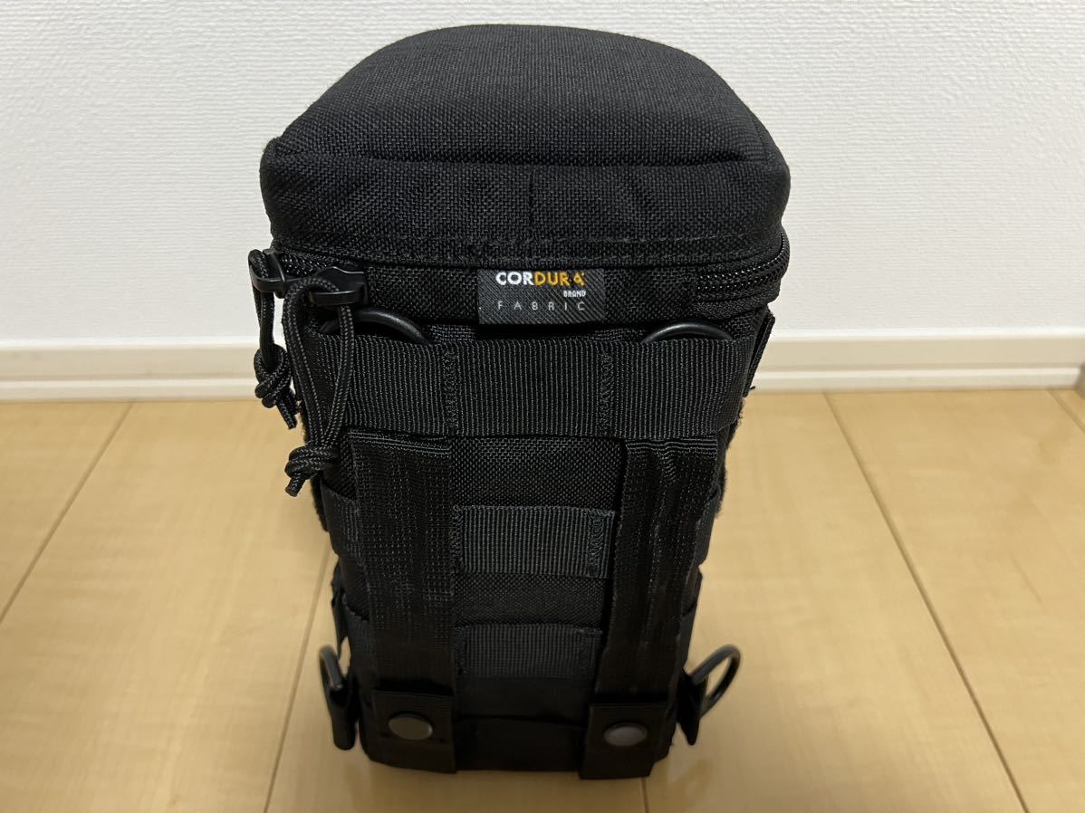 HAZARD4 Jelly Roll Large パッドケース ブラック/ ハザード4 ナルゲンボトル カメラレンズ スコープ NVG ミリタリー ポーチ MOLLE _画像5