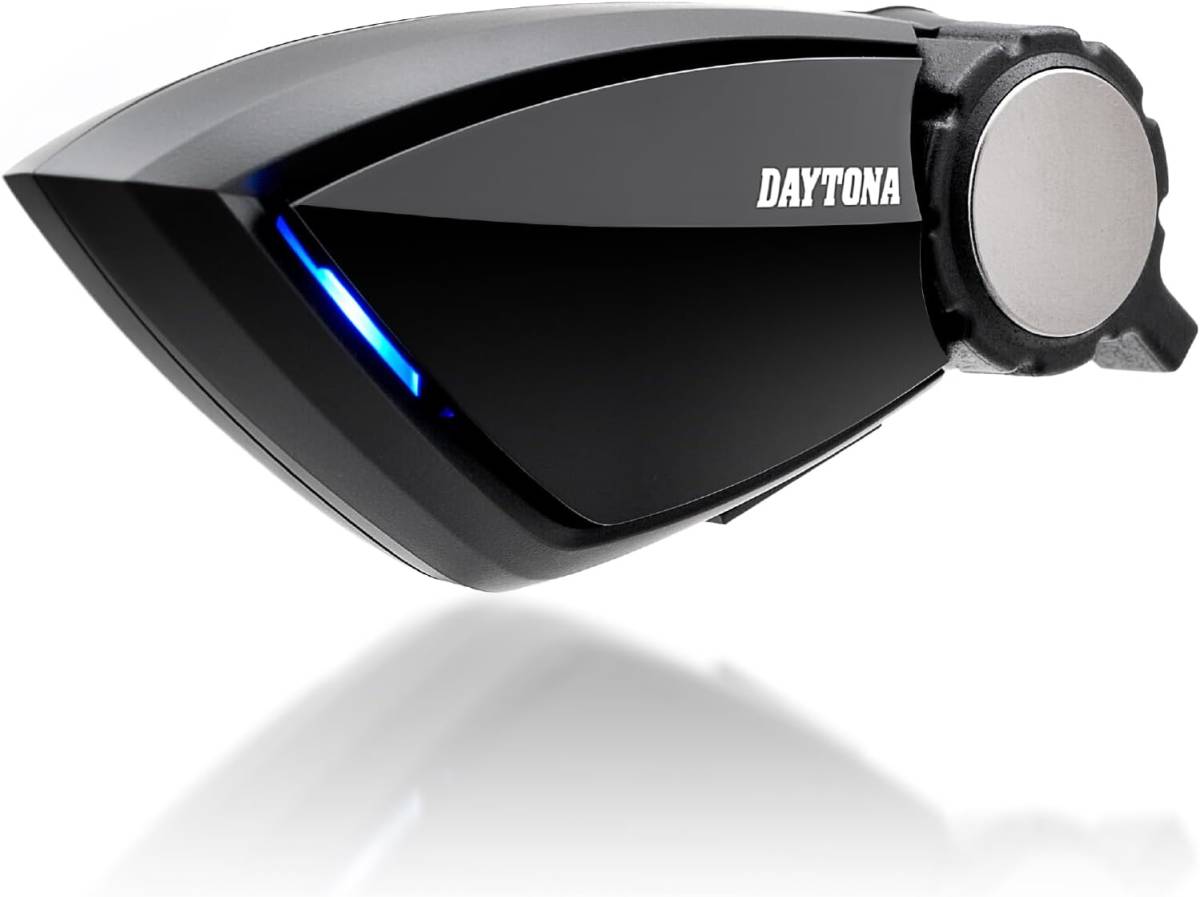 新品 デイトナ(Daytona) バイク用 インカム 4人通話 ブルートゥース 最大800m通信 通話自動復帰 DT-E1 1台セット 99113_画像1