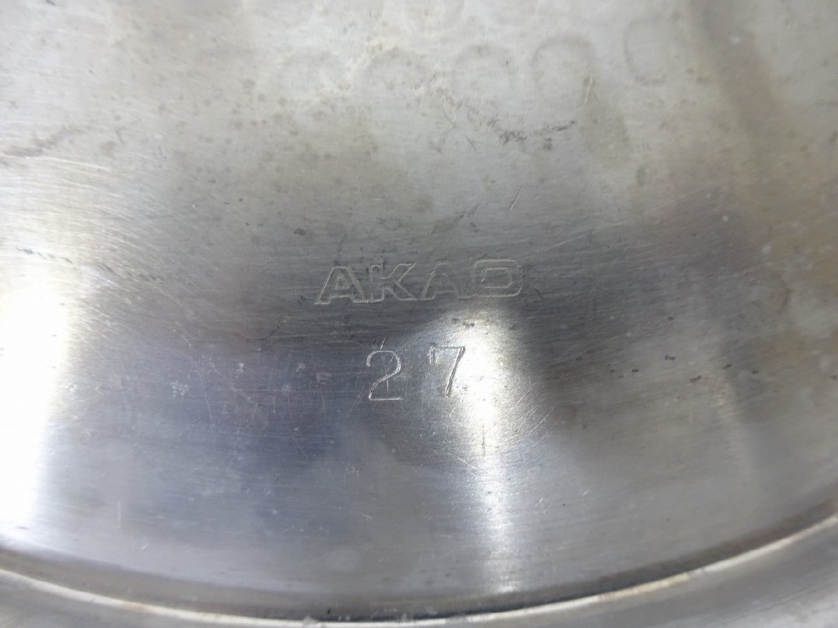 全５枚 アルミ製 鍋ふた 鍋蓋 外径：26.5ｃｍ なべふた AKAO27 業務用 調理器具 厨房用品 管理番号632_画像4