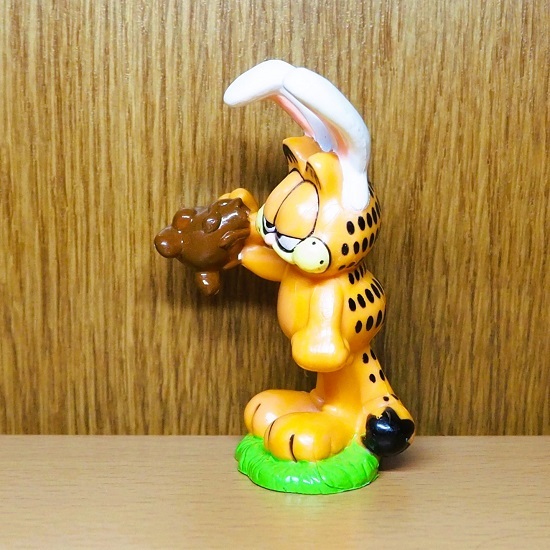 ガーフィールド　フィギュア　PVC　イースター　うさぎ　チョコ　Garfield 　アメトイ　アメリカ　キャラクター　ネコ_画像3