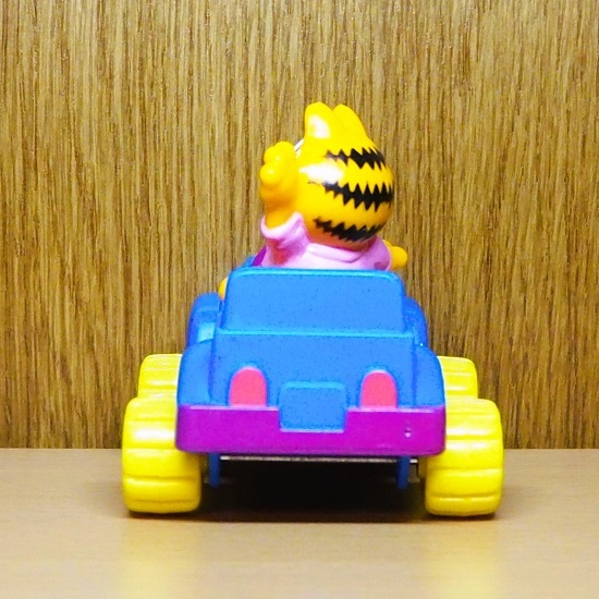 ガーフィールド ミニカー フィギュア 1988 マクドナルド ミールトイ アメトイ アメリカ キャラクター ネコの画像4