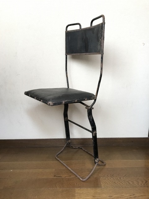 送料無料 超貴重 1910 アメリカ Calvin Buffington アンティーク フォールディングチェア 折り畳み椅子_画像1