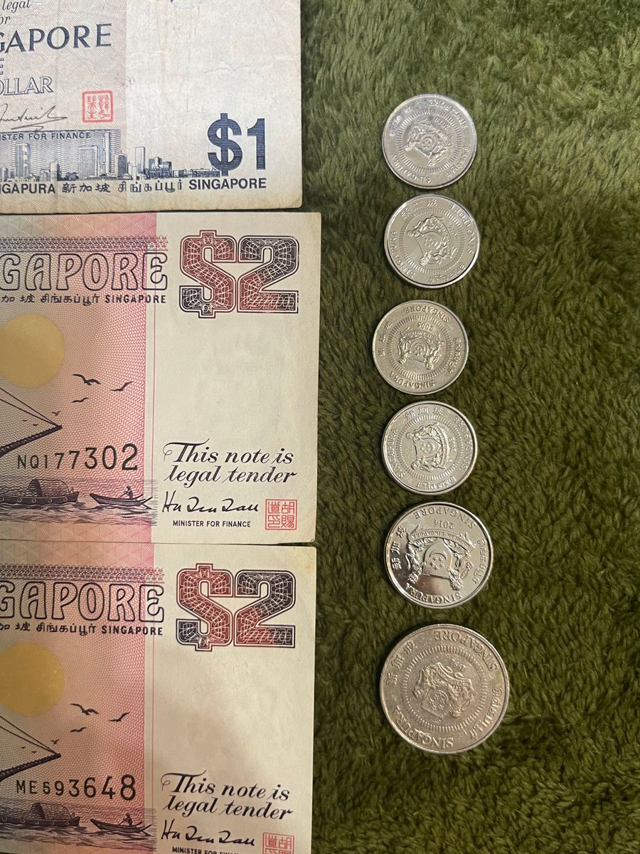 シンガポール ドル 旧札 古札 古銭 3ドル110セント 旧紙幣 紙幣 シンガポール ドル 旧札 古札 古銭 3ドル110セント 旧紙幣 紙幣