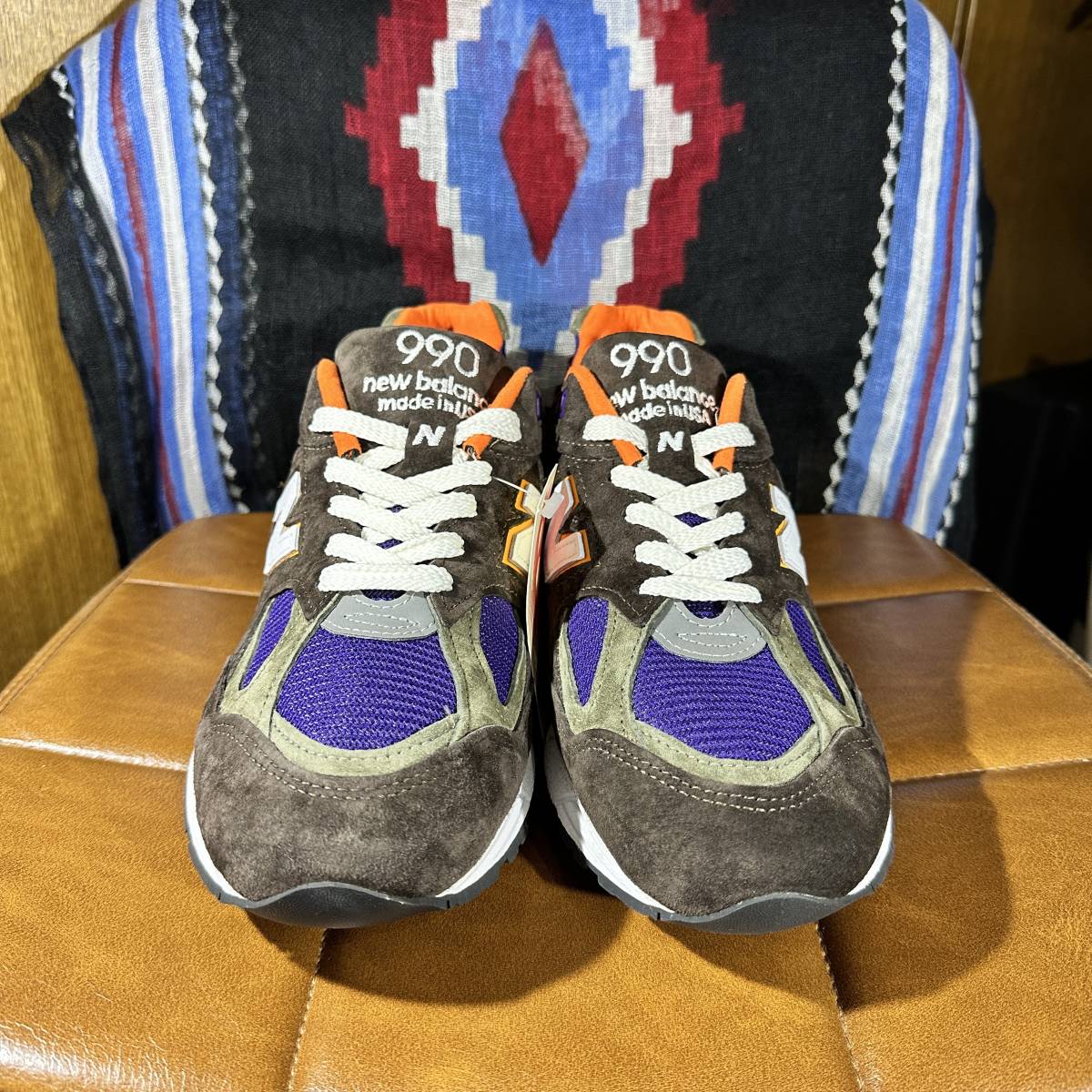 新品 未使用 new balance M990v2 BR2 made in USA 27 0cm US 9 0 / UK