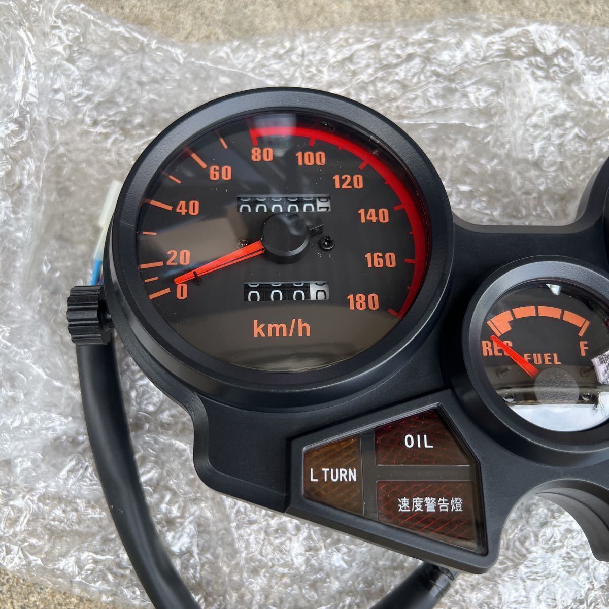 送料込　CBX400F リプロ　メーター　CBX550F 新品　ハーネス付き