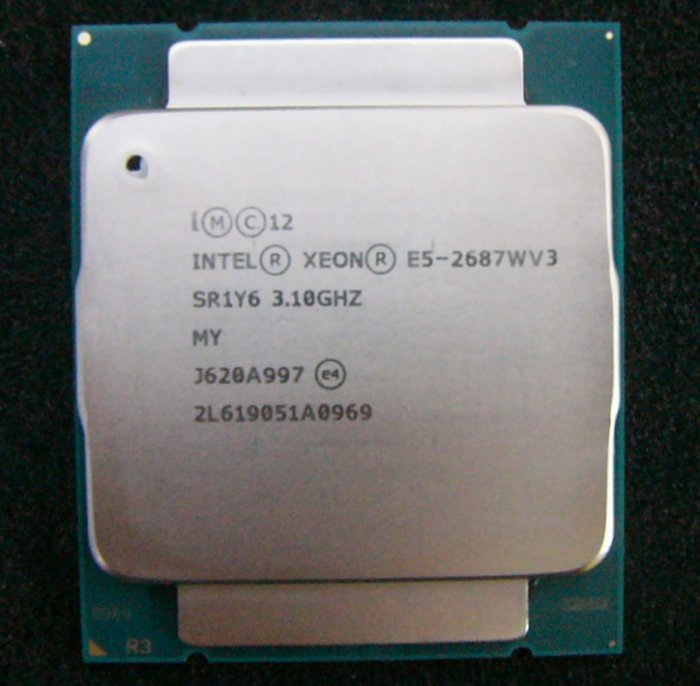 何でも揃う E5-2687W Xeon Intel ov13 v3 LGA2011-3 SR1Y6 3.10GHz