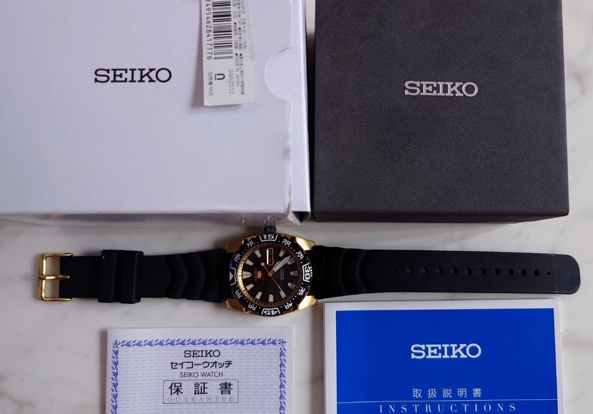 正規代理店 セイコー 5スポーツ メカニカル SARZ012 機械式 腕時計