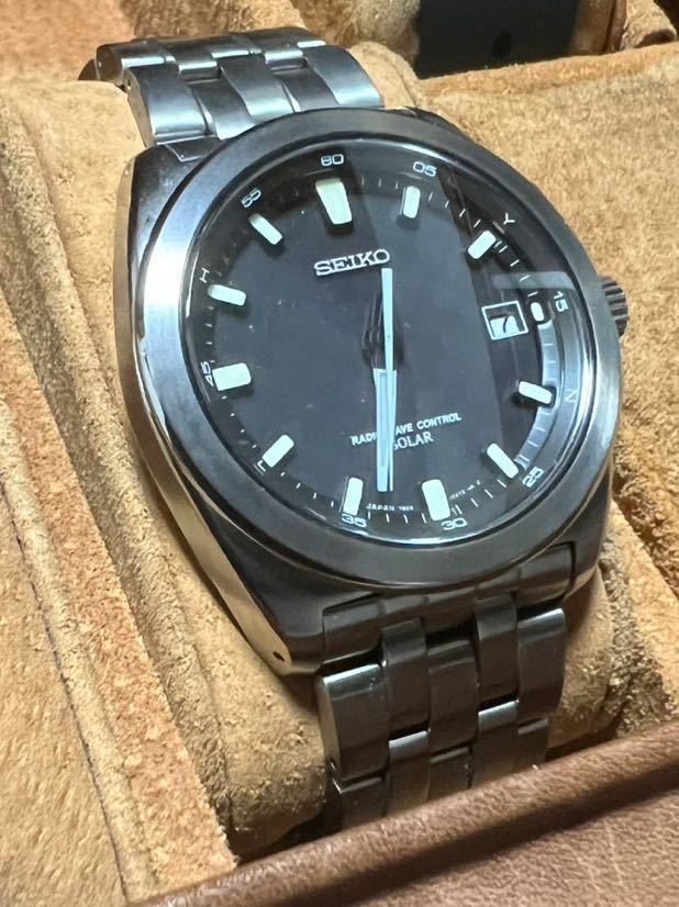 格安SALEスタート! セイコー SEIKO 7B22-0AL0 美品 腕周り約17.5cm