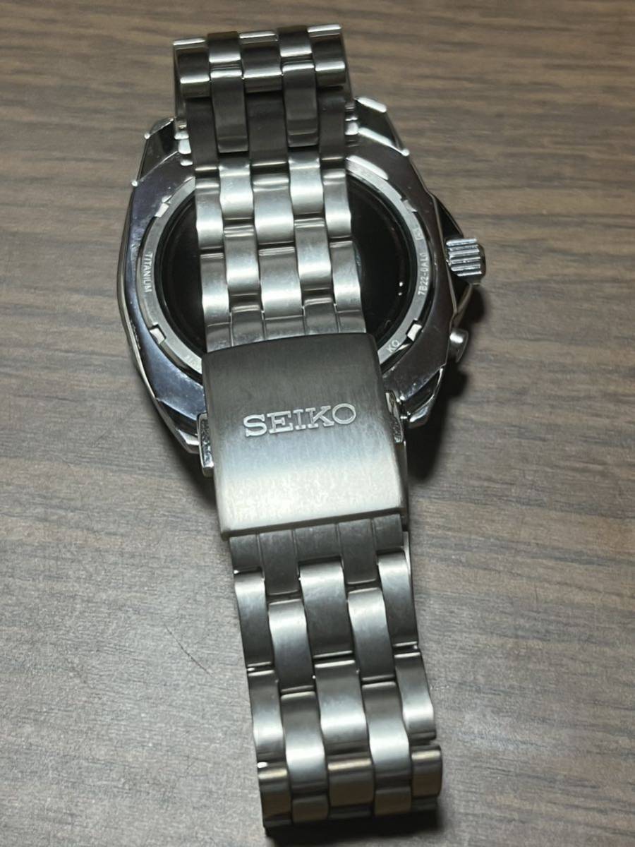 格安SALEスタート! セイコー SEIKO 7B22-0AL0 美品 腕周り約17.5cm