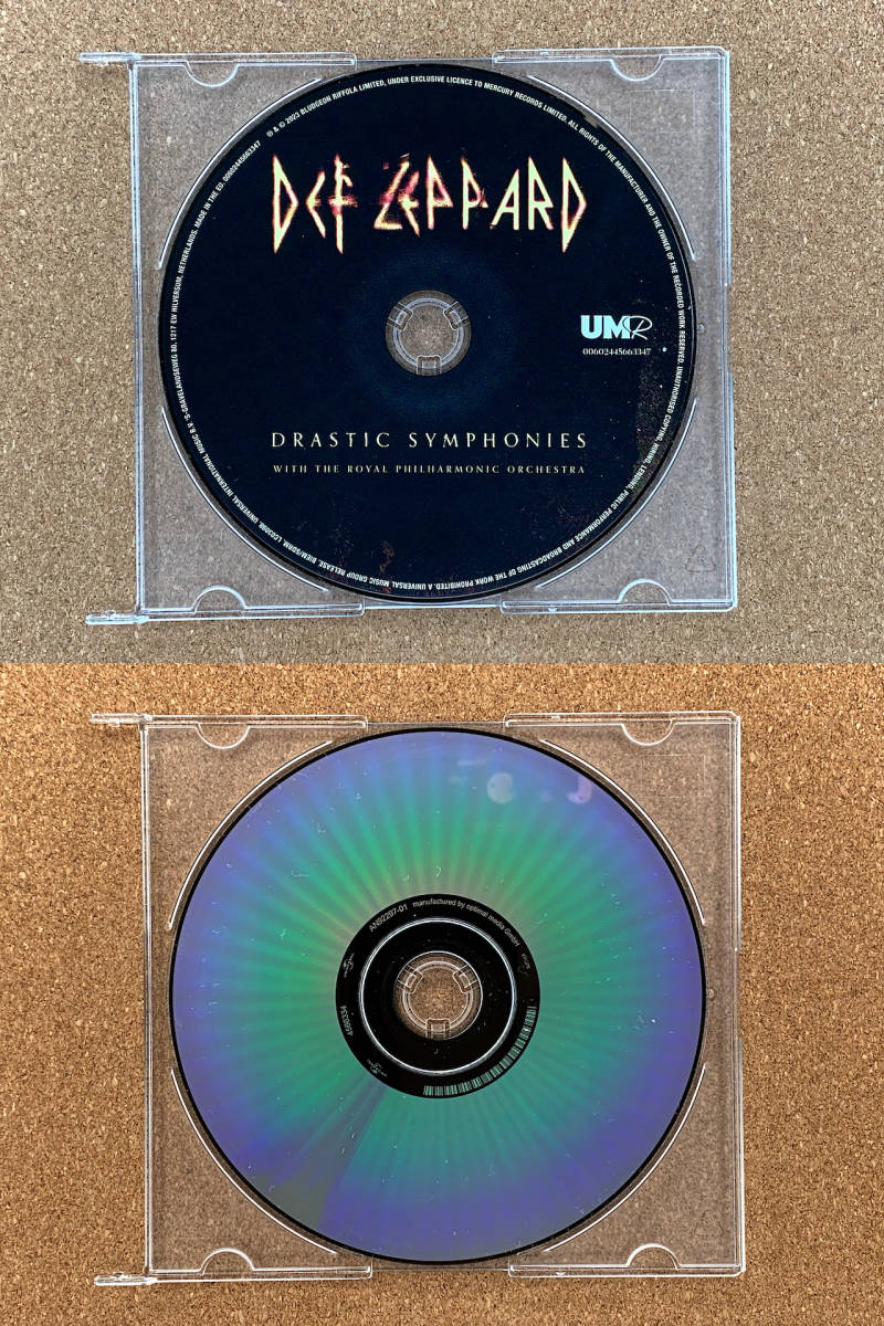 中古美品!! Def Leppard With The Royal Philharmonic Orchestra: Drastic Symphonies (CD+Blu-ray Audio) 輸入盤