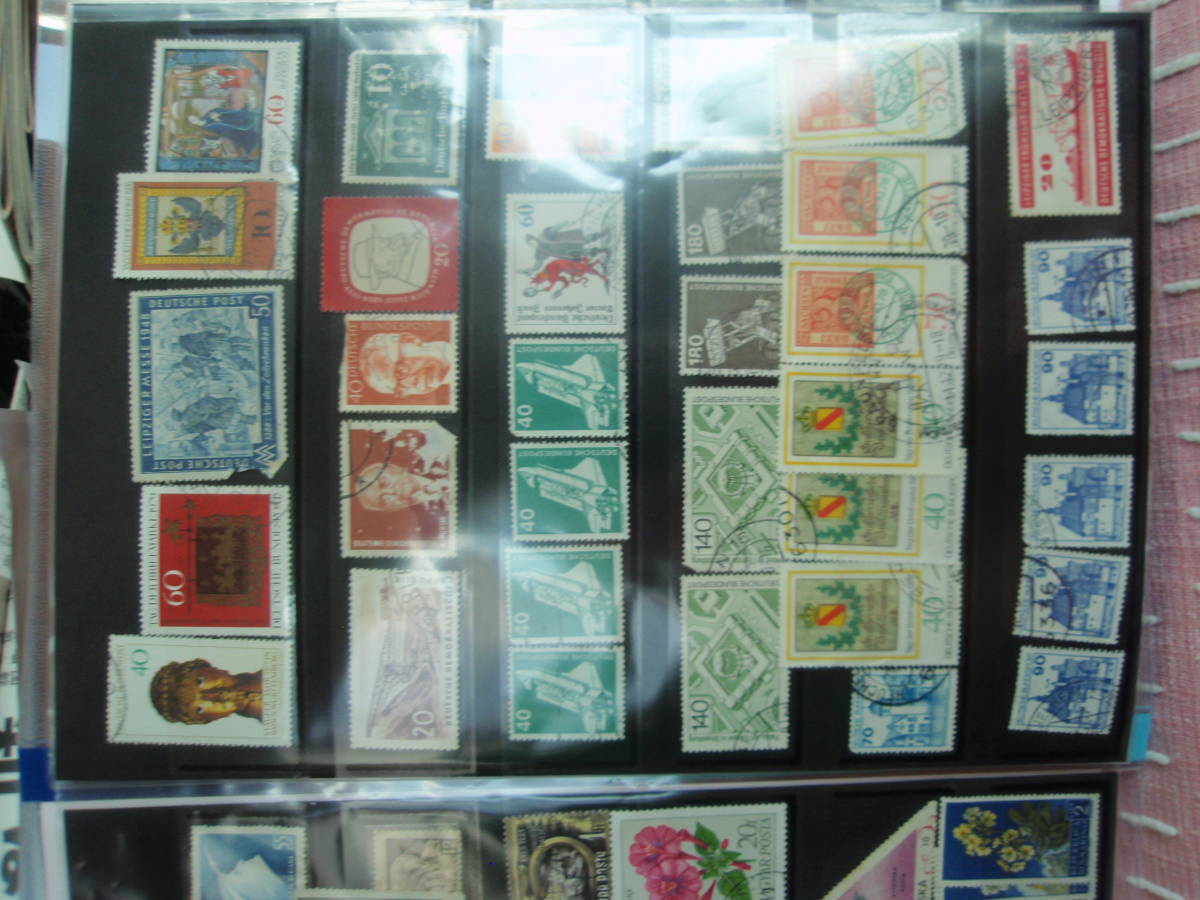 外国切手(使用済)収録アルバム　４５年以上の歳月をかけ収集した世界中の珍しい貴重な切手です。　配送費出品者負担_欧州３（ドイツ）
