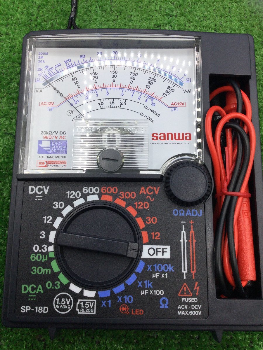 【領収書発行可】☆sanwa/三和電気計器 アナログマルチテスタ SP-18D [ITFC7R7NUH2U]_画像2