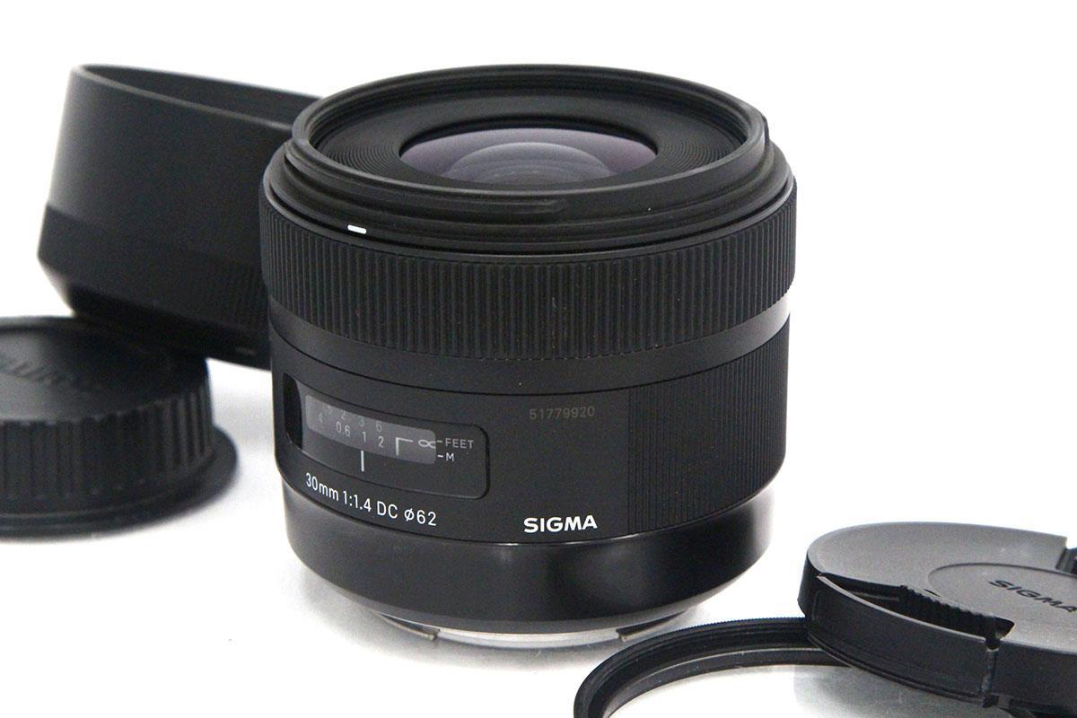 訳有品｜シグマ 30mm F1.4 DC キヤノンEFマウント用 γA4991-2M1B