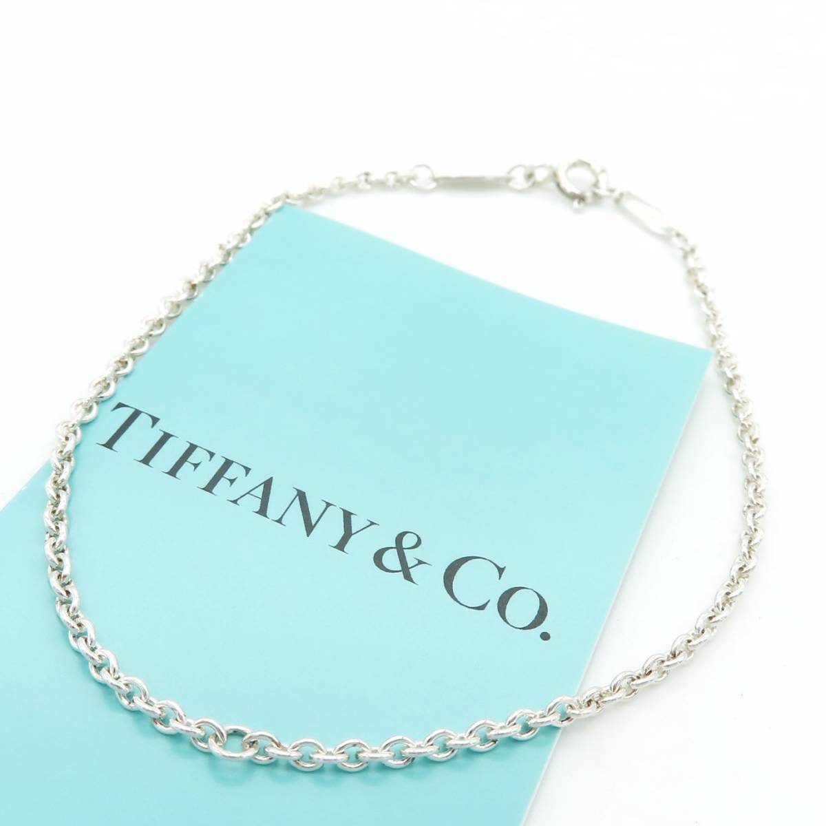 リアル チェーン シルバー ティファニー Tiffany&Co. 希少 未使用