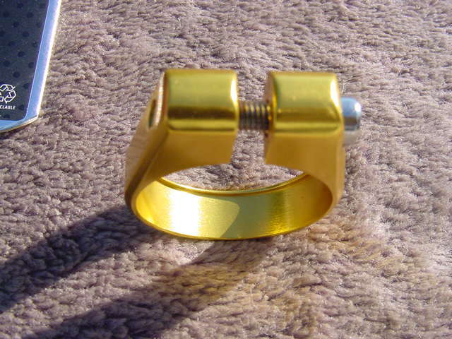 GIZA PRODUCTS SEAT CLAMP 34.9φ GD new goods unused 