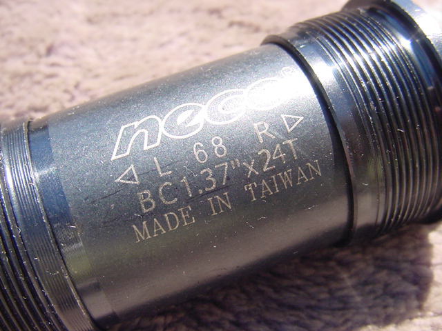 neco BOTTOM BRACKET 122x68㎜ 未使用品_画像2