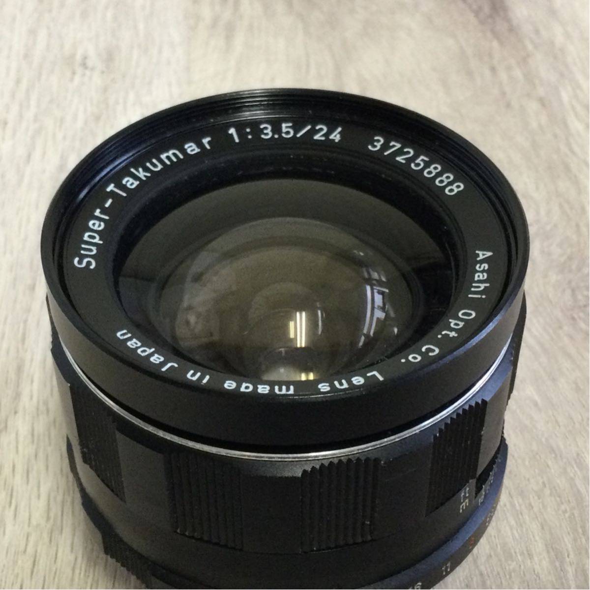 ASAHI ペンタックス PENTAX Super-Takumar 1:3.5/24 24mm F3.5 マニュアルレンズ キャップ ケース_画像4