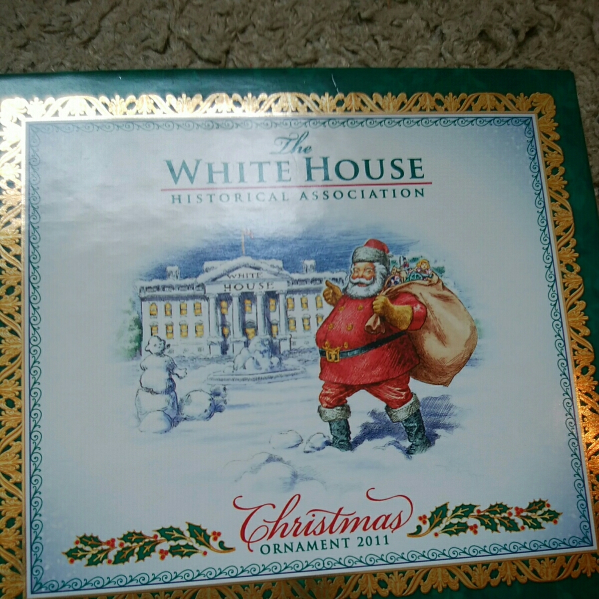 クリスマス　ホワイトハウス　オーナメント2011　historical Association 50th Anniversary　180912_画像4
