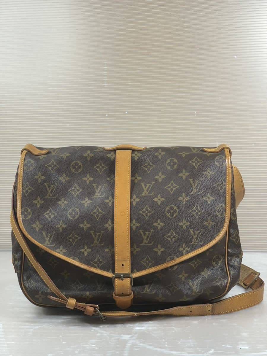 新品登場 モノグラム ルイヴィトン VUITTON LOUIS ソミュール35 斜め