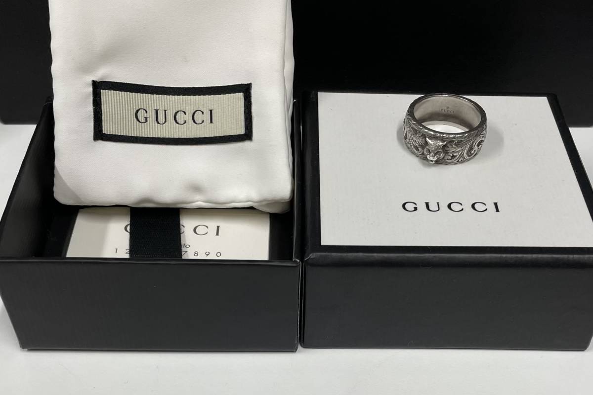 GUCCI グッチ キャットヘッド シルバー SV 925 リング RING 指輪