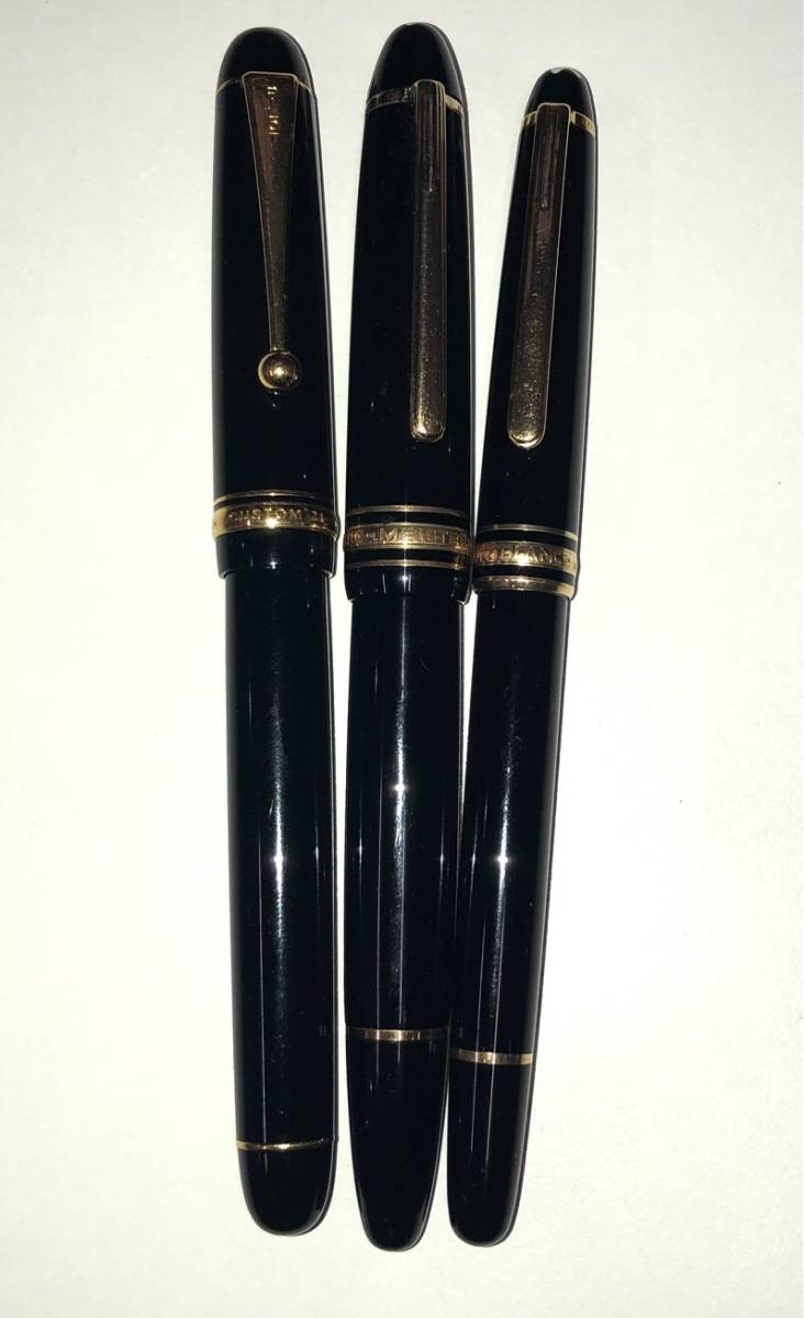 ☆中古品 万年筆3本セット! PILOT パイロット・MONTBLANC モンブラン