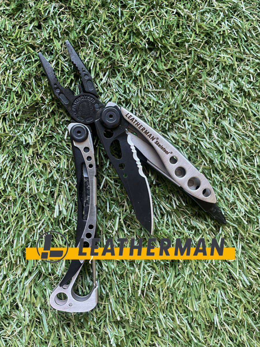 驚きの価格 LEATHERMAN SKELETOOL Silver/Black レザーマン マルチ