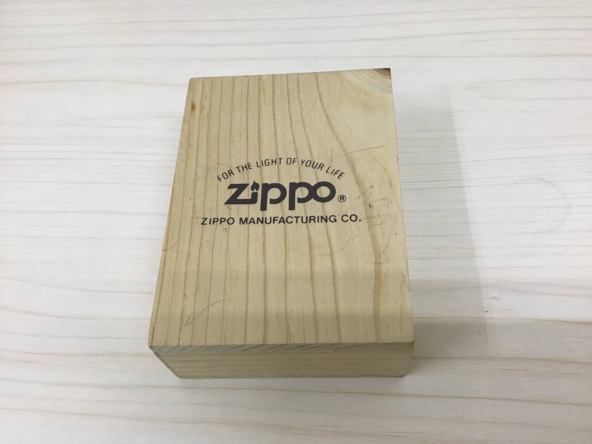 【T】【8571】Zippo　1991年　タイムライト　ライター　着火未確認　木箱入り　ジッポ ライター_画像9